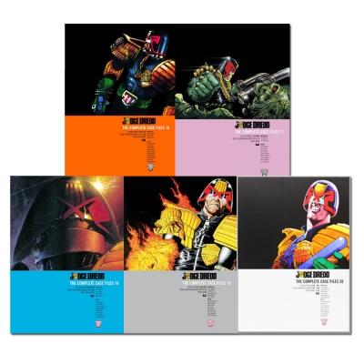 Judge Dredd - Complete Case Files Volume 16-20 Collection 5 Books Set - Series 4 - By John Wagner