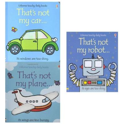 Usborne Thats Not My Touchy Feely Series 3 Books Collection Set - Thats Not My Robot Thats Not My Car..