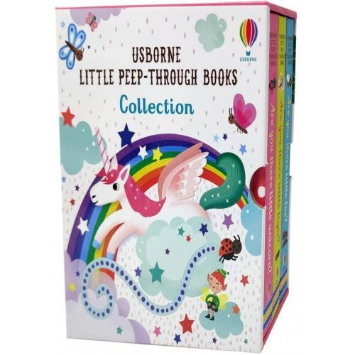 Usborne Little Peep Through 3 книги Box Set Collection