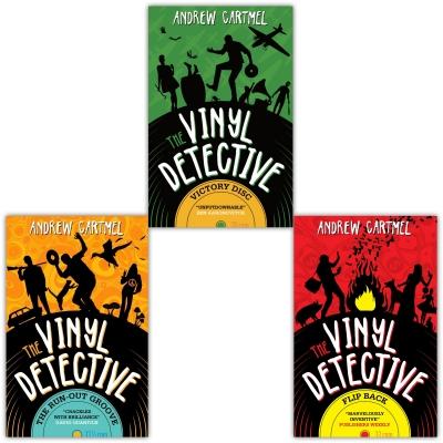 Andrew Cartmels The Vinyl Detective 3 Books Set Flip Back The Runout Groove Victory Disc