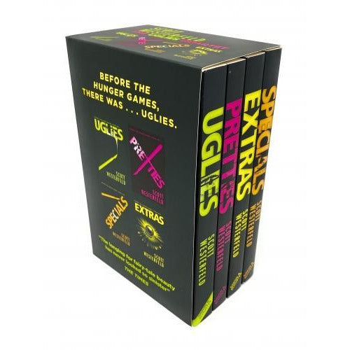 Scott Westerfeld Uglies Series Collection 4 Books Box Set Uglies Pretties Extras Προσφορές