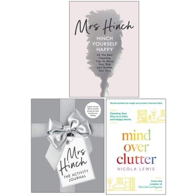 Mrs Hinch And Nicola Lewis Collection 3 Books Set The Activity Journal, Hinch Yourself Happy, Mind over Clutter