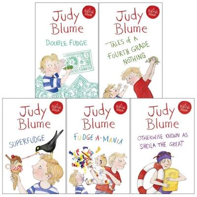 Judy Blume Fudge 5 Books Collection Set Fudge-a-mania Superfudge Double Fudge Otherwise Known As S..