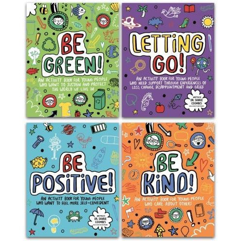 Mindful Kids 4 Books Collection Set Series 2 - Be Kind Be Green Be Positive Letting Go