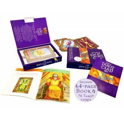 Essential Easy Tarot Cards Kit Includes Jumbo Deck Card and 64 Page illustrated Colour Book