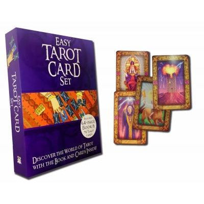 Essential Easy Tarot Cards Kit Includes Jumbo Deck Card and 64 Page illustrated Colour Book