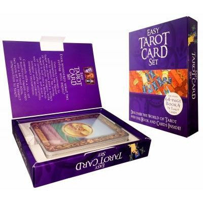 Essential Easy Tarot Cards Kit Includes Jumbo Deck Card and 64 Page illustrated Colour Book