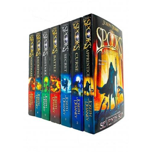 The Spooks Books 1 - 7 Wardstone Chronicles Collection Set By Joseph Delaney - Apprentice Curse Se..