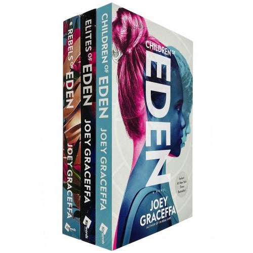 Children Of Eden Trilogy Joey Graceffa Collection 3 Books Set - Children Of Eden Elites Of Eden Re..