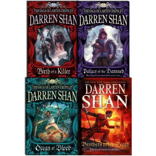 Darren Shan Series Collection The Saga Of Larten Crepsley 4 Books Set