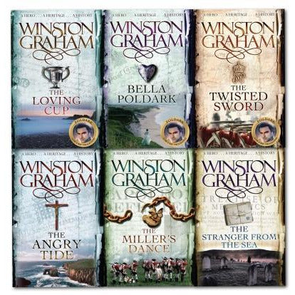 Poldark Books By Winston Graham Poldark Series 6 Books Collection Set 7-12