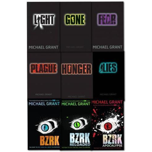 Gone And Bzrk Series Michael Grant Collection 9 Books Set