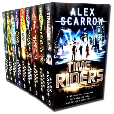 Time Riders Collection Alex Scarrow 9 Books Set Pack -timeriders Day Of The Predator Doomsday Code..