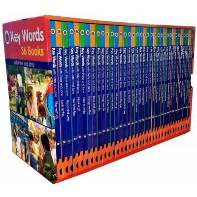 Ladybird Key Words With Peter and Jane 36 Books Set Collection