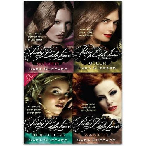 Wicked Pretty Little Liars Series 2 Collection Sara Shepard 4 Books Set New Wicked Killer Heartles..