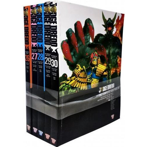 Judge Dredd Complete Case Files Volume 26-30 Collection 5 Books Set Series 6 By John Wagner