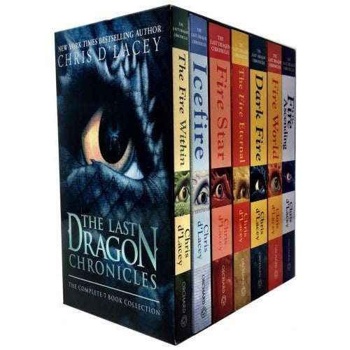 Σετ κουτιών συλλογής The Last Dragon Chronicles Chris D Lacey 7 Books