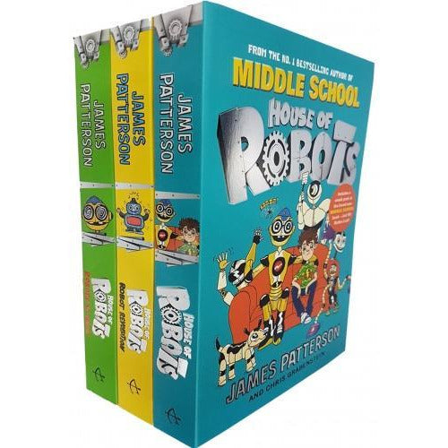 James Patterson House Of Robots Series Collection 3 Books Set House Of Robots Robot Revolution Rob..