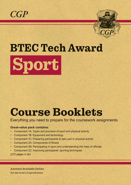 BTEC Tech Award in Sport: Course Booklets Pack (with Online Edition)