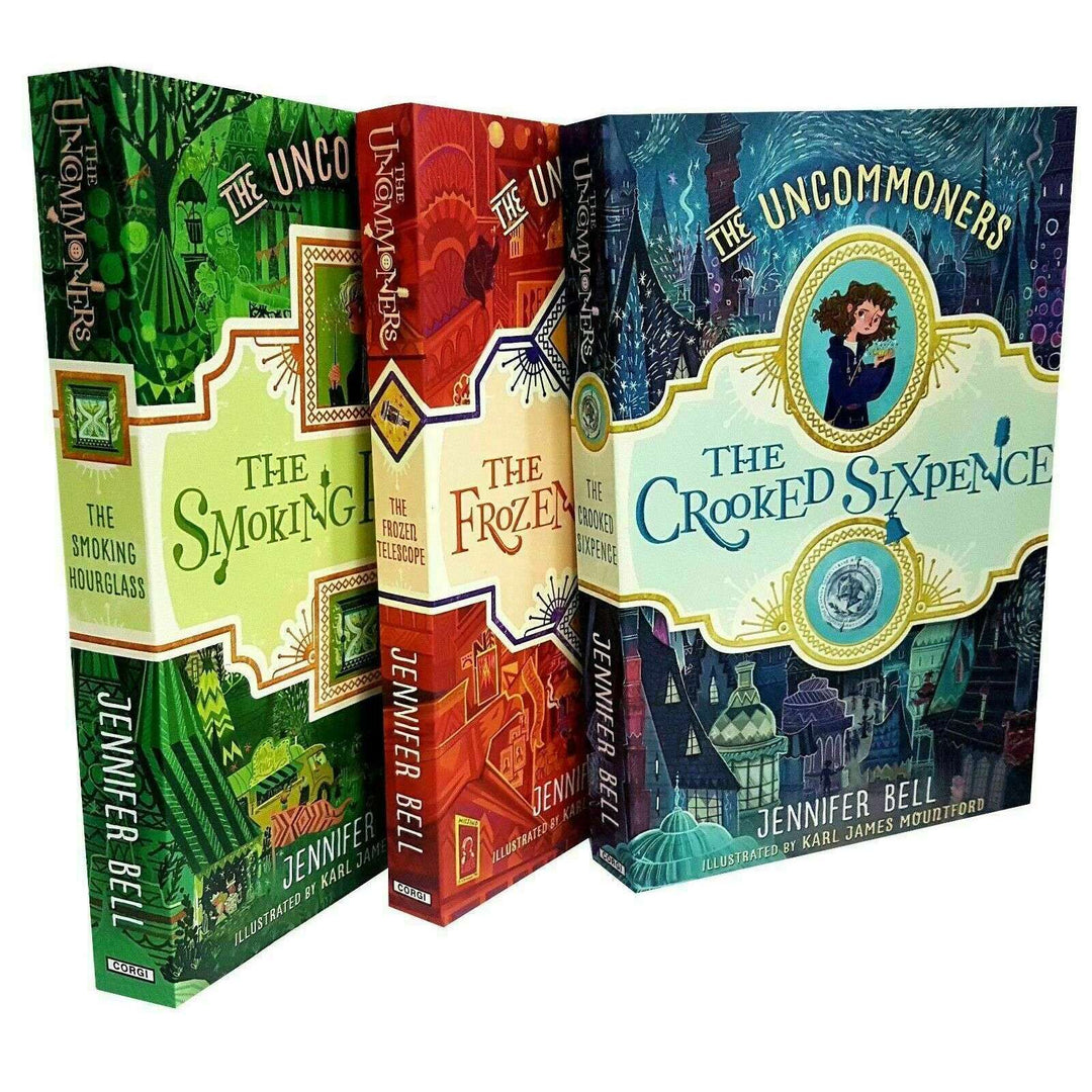 Jennifer Bell 3 Books Set Collection The Uncommoners Smoking Hourglass