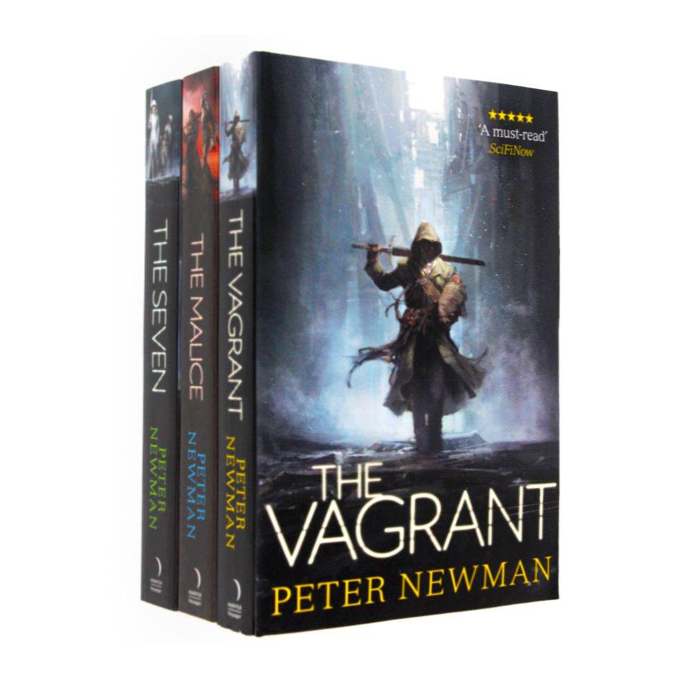 Vagrant Trilogy 3 Books Collection Set By Peter Newman (The Vagrant, The Seven, The Malice)