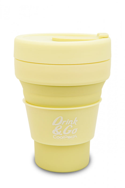 Kubek silikonowy Silicone Cup Pastel Powder Yellow