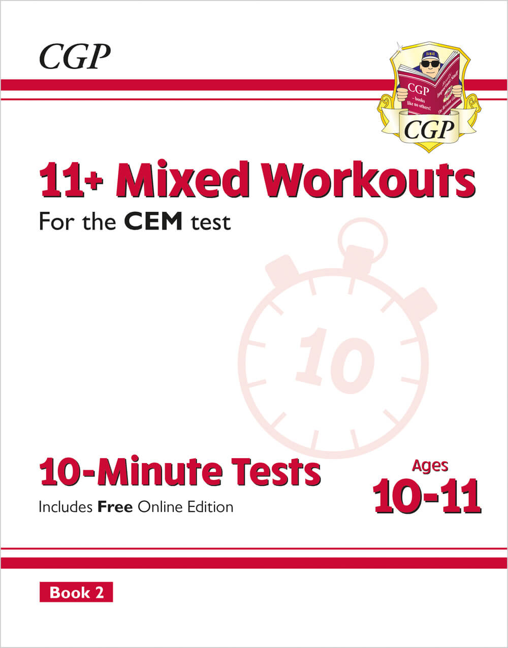 11+ CEM 10-Minute Tests: Mixed Workouts - Ages 10-11 Book 2 (with Online Edition)