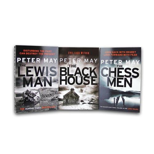 Peter May Lewis Trilogy Collection 3 Books Box Set (The Lewis Man, The Backhouse, The Chessmen)