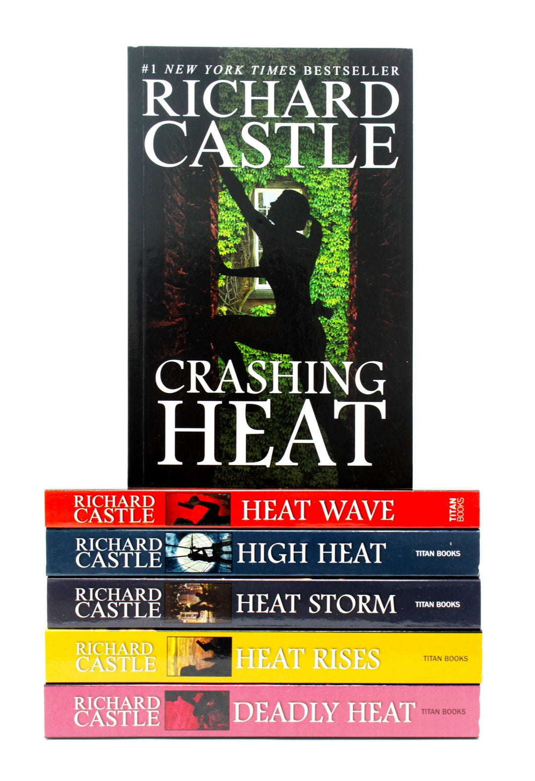 Nikki Heat Series 6 Books Collection Set by Richard Castle (Crashing Heat, Heat Wave, High Heat, Heat Storm, Heat Rises & Deadly Heat)