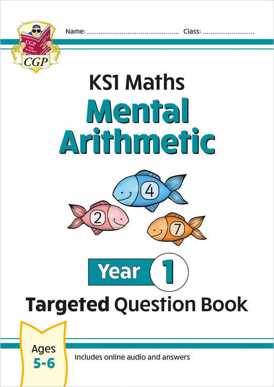 KS1 Maths Year 1 Mental Arithmetic Targeted Question Book (includes Online Answers & Audio Tests)