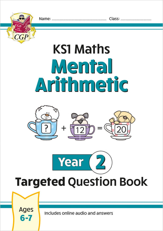 KS1 Maths Year 2 Mental Arithmetic Targeted Question Book (includes Online Answers & Audio Tests)