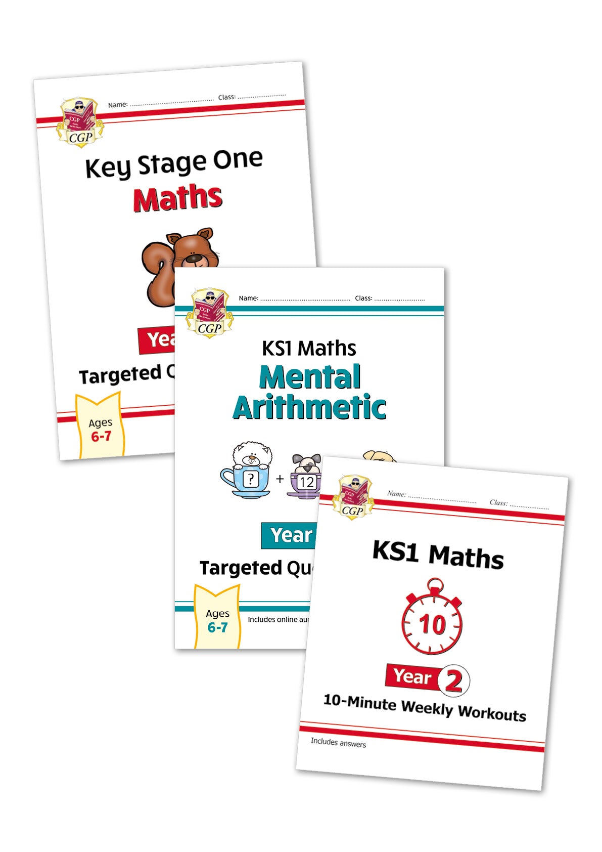 KS1 Year 2 Maths Workbook Bundle (3 books)