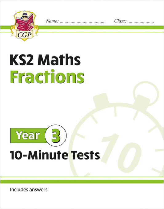 KS2 Year 3 Maths 10-Minute Tests: Fractions