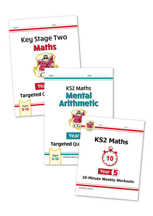 KS2 Year 5 Maths Workbook Bundle (3 books)