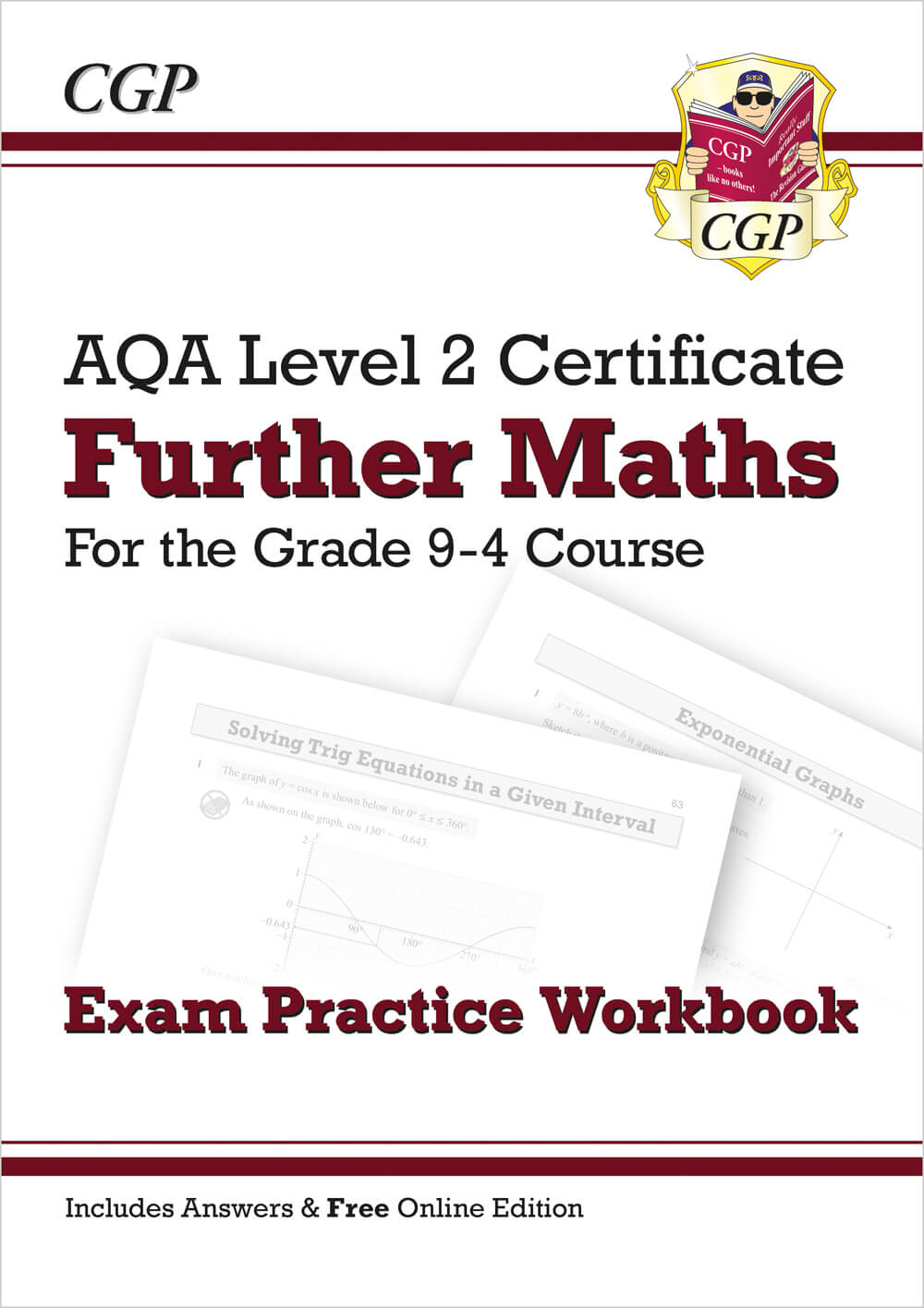 AQA Level 2 Certificate in Further Maths: Exam Practice Workbook (with Answers & Online Edition)