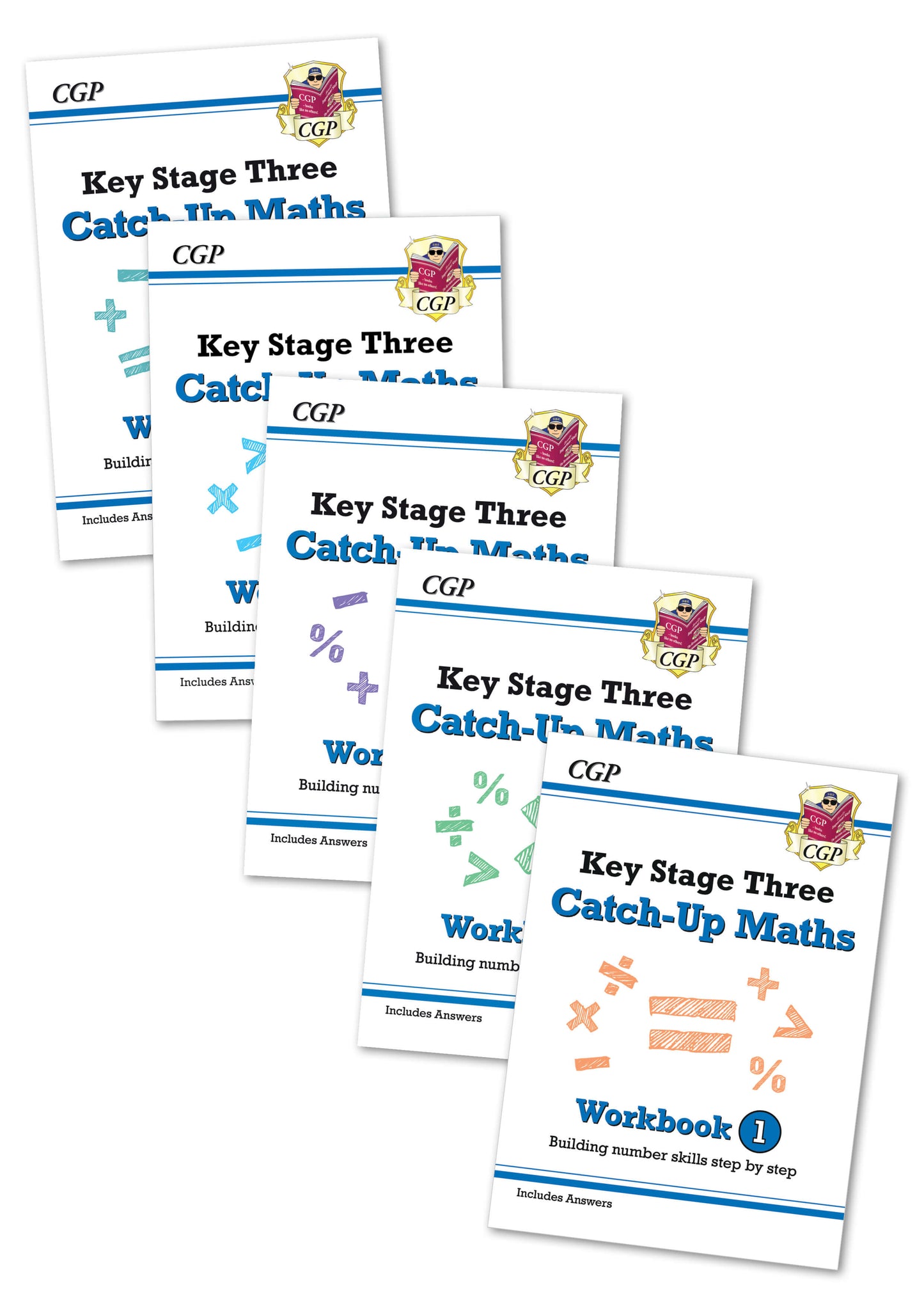 KS3 Catch-Up Maths Complete Bundle: Workbooks 1-5