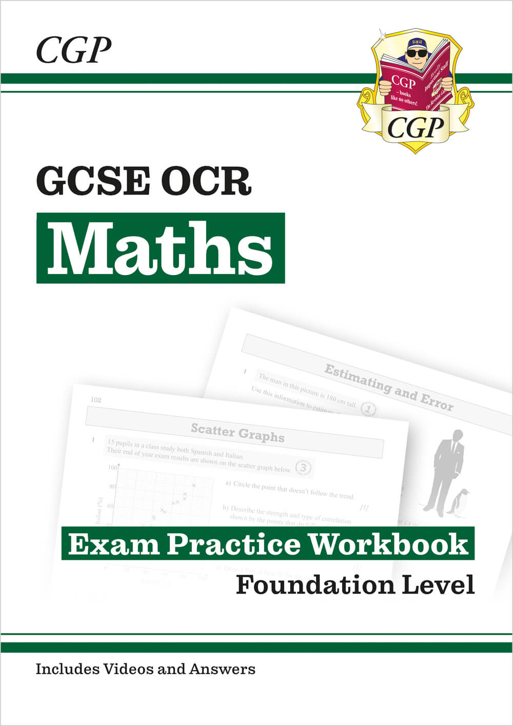 GCSE Maths OCR Exam Practice Workbook: Foundation - includes Video Solutions and Answers