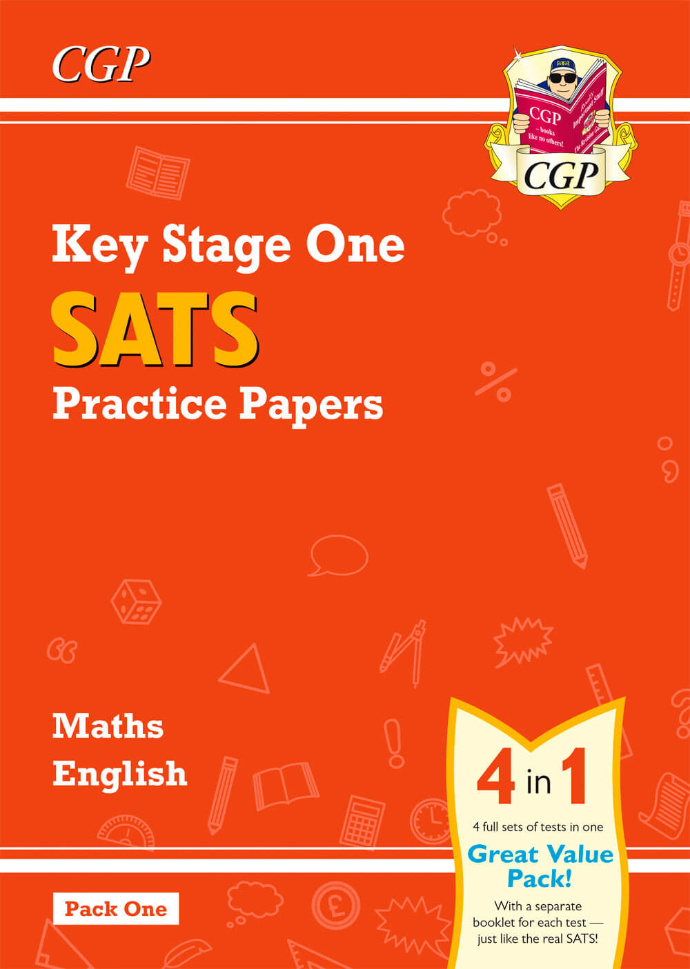 KS1 Maths and English SATS Practice Papers Pack (for end of year assessments) - Pack 1