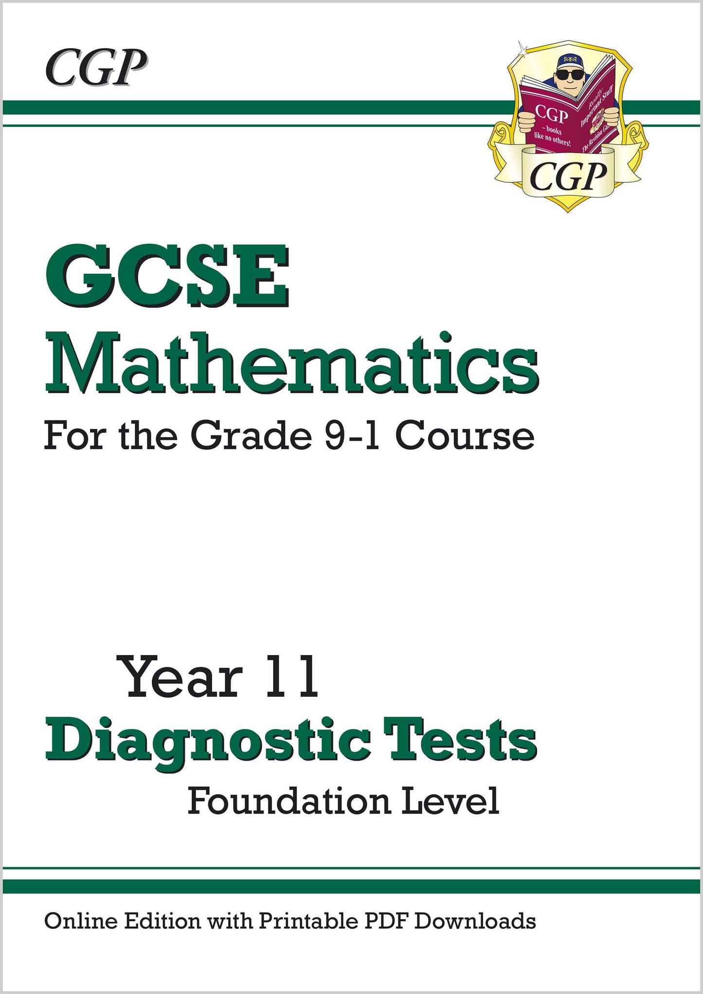 Online Edition: GCSE Maths Year 11 Diagnostic Tests: Foundation (with PDF Downloads)