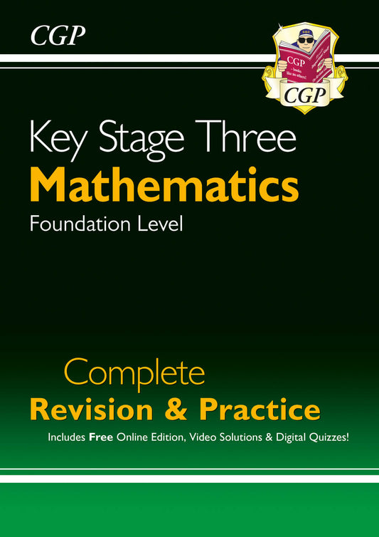 KS3 Maths Complete Revision & Practice – Foundation (includes Online Edition, Videos & Quizzes)