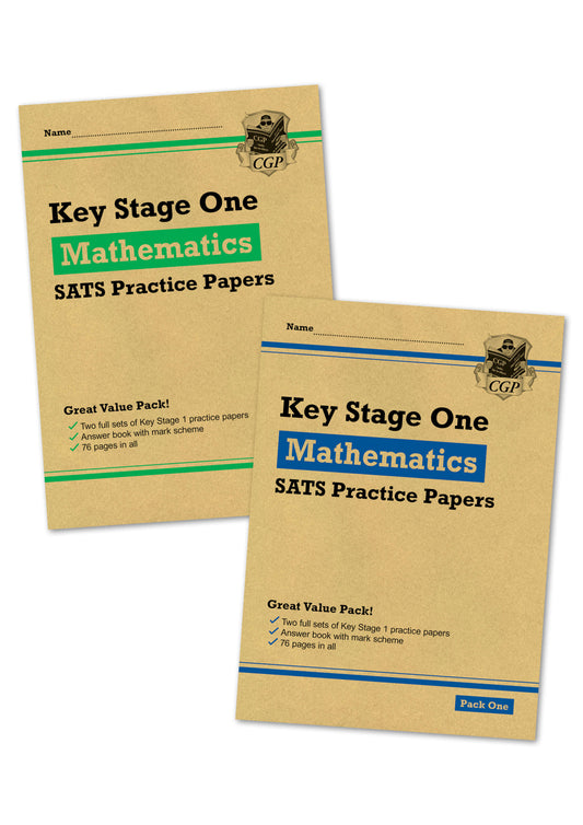 KS1 Maths SATS Practice Paper Bundle: Pack 1 & 2 (for end of year assessments)