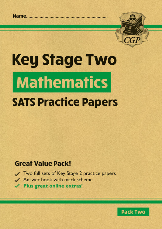 KS2 Maths SATS Practice Papers: Pack 2 - for the 2025 tests (with free Online Extras)