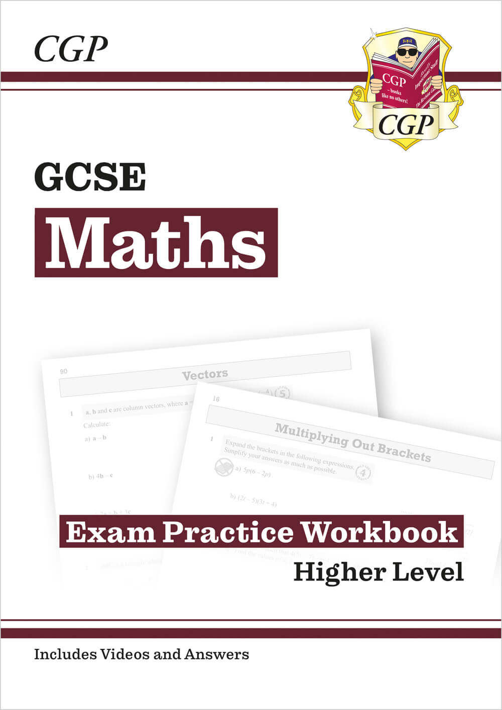 GCSE Maths Exam Practice Workbook: Higher - includes Video Solutions and Answers