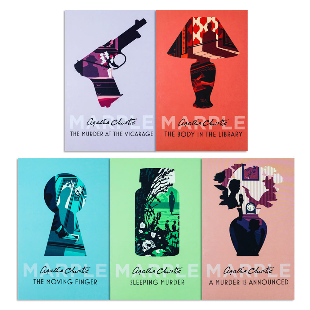 Miss Marple Mysteries Series Books 1 - 5 Collection Set by Agatha Christie