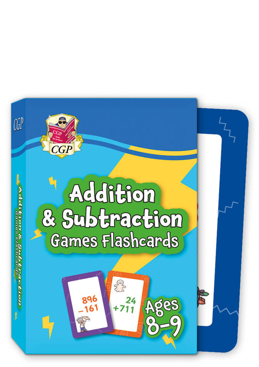 Addition & Subtraction Games Flashcards for Ages 8-9 (Year 4)