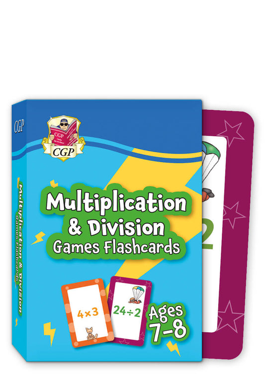 Multiplication & Division Games Flashcards for Ages 7-8 (Year 3)