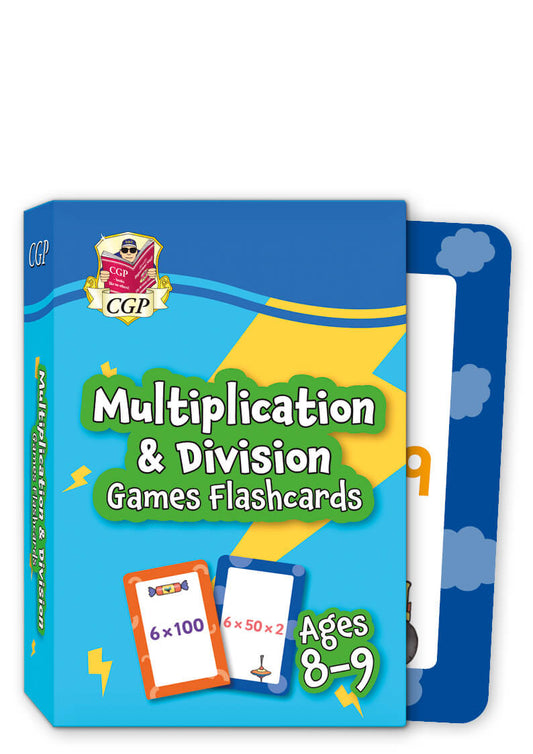 Multiplication & Division Games Flashcards for Ages 8-9 (Year 4)