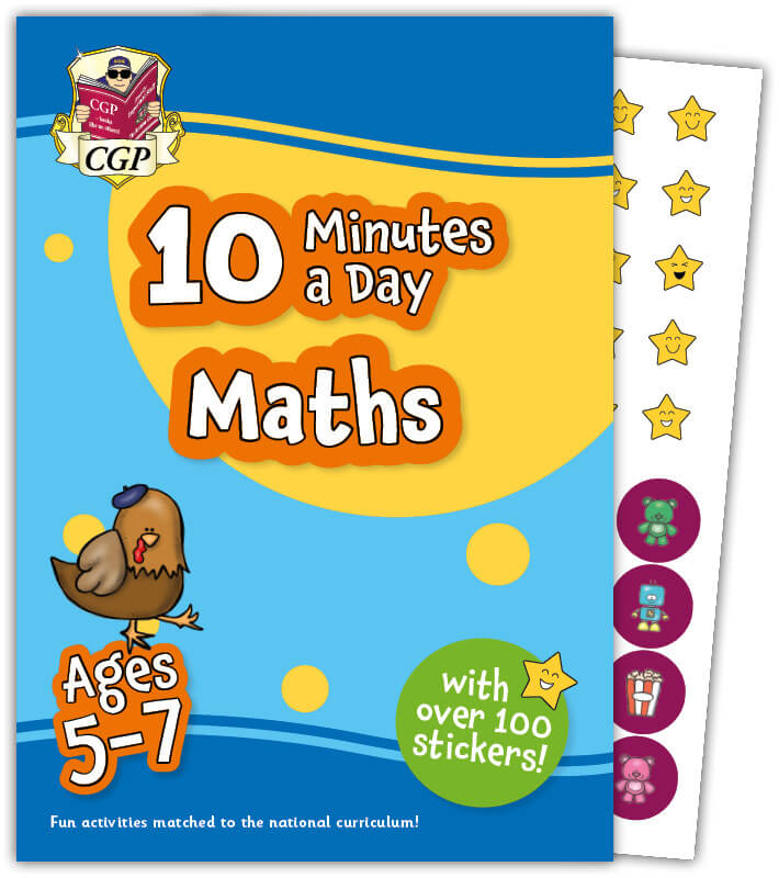 10 Minutes a Day Maths for Ages 5-7 (with reward stickers)