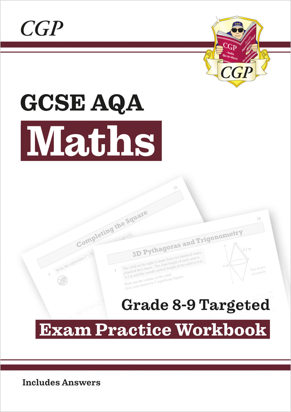 GCSE Maths AQA Grade 8-9 Targeted Exam Practice Workbook (includes Answers)