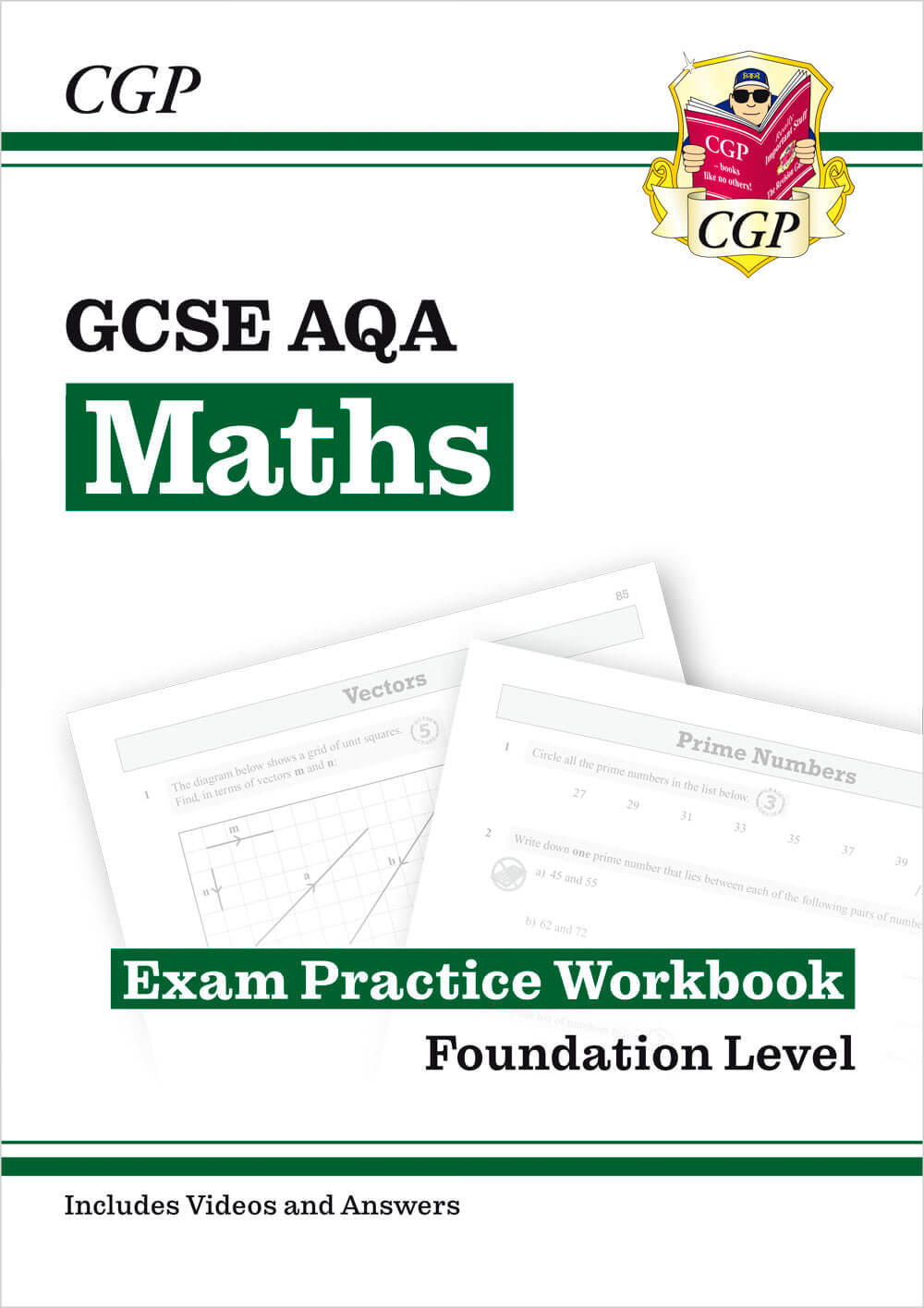 GCSE Maths AQA Exam Practice Workbook: Foundation - includes Video Solutions and Answers